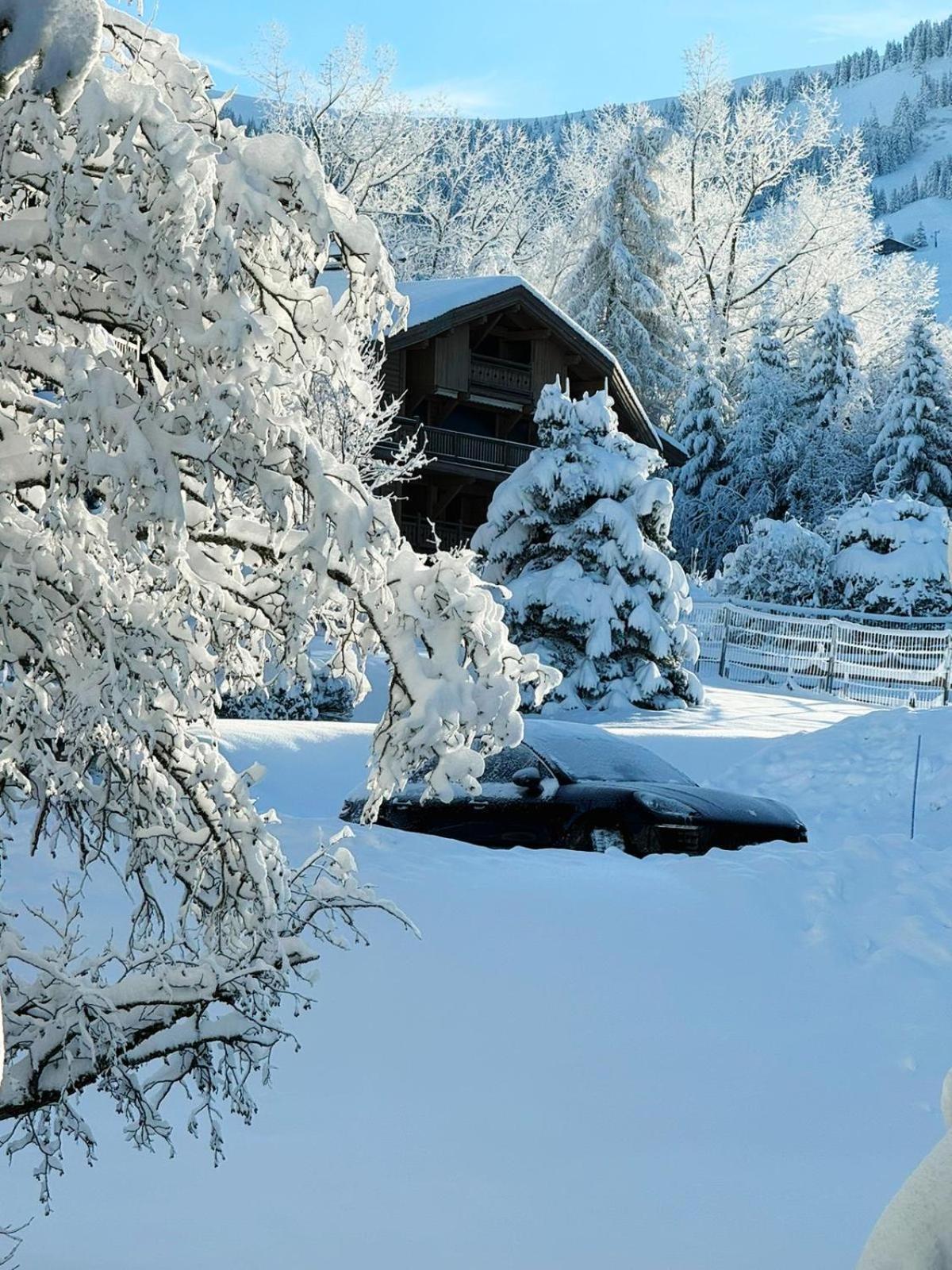 Le Flocon Du Mont Darbois Classe 3 Etoiles Megève Buitenkant foto